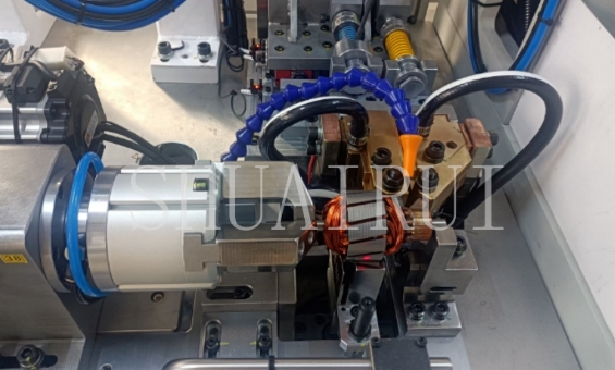 轉子繞線(xiàn)點焊一體(tǐ)機工藝