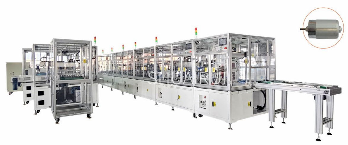 汽(qì)車(chē)駐車電機裝配線